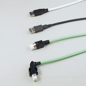 Konfektionierte und angespritzte Steckverbinder der Serien: RJ 45 gerade / gewinkelt, RJ 45 Profinet, USB A, USB B
